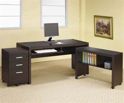 Skylar Computer Desk With Mobile Return And File Cabinet