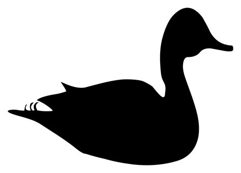 Onlinelabels Clip Art Silhouette Duck