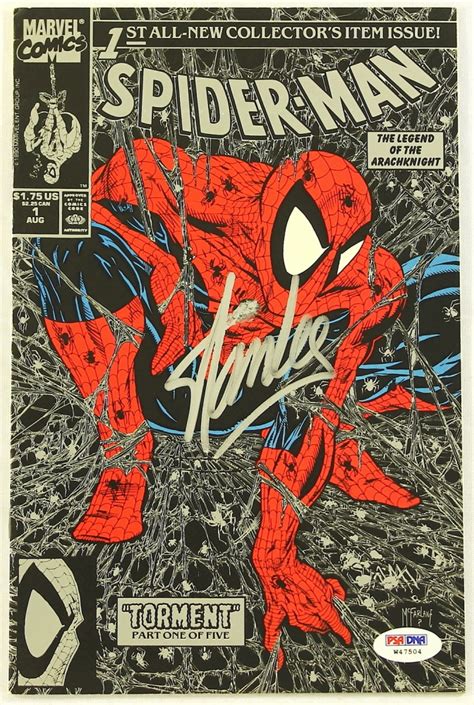 Stan Lee Signed Spider Man Issue 1 Marvel Comic Book Psa Coa