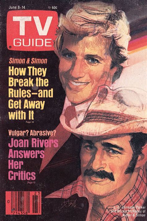 RetroNewsNow On Twitter TV Guide Cover June 8 14 1985 Jameson