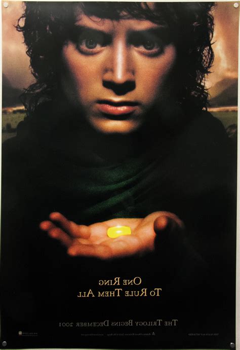 The Lord Of The Rings Trilogy One Sheet Teaser Frodo Looking Up Usa
