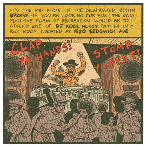 Dj Kool Herc Spawns A Culture Dj Kool Herc Album Cover Art Hip Hop Art