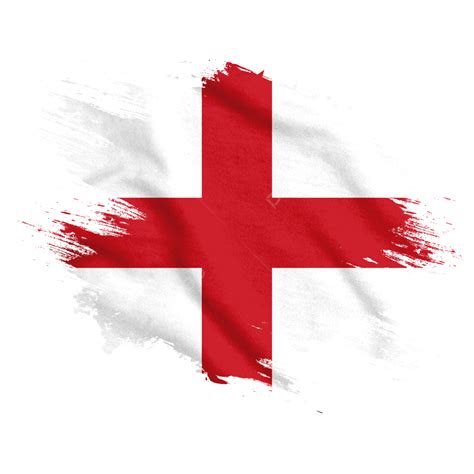 Gambar Bendera Kuas Cat Air Inggris Bendera Piala Dunia 2022 Inggris