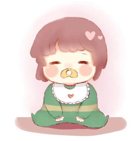 Baby Chara Kfc Paranormal Undertale Cute Cute Anime Chibi Mario