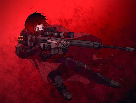 Ruby With A Sniper Rrwbyrubyrose