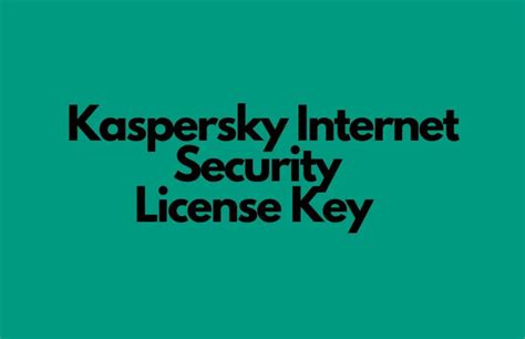 Kaspersky Internet Security License Key 2024 Kis Activation Code