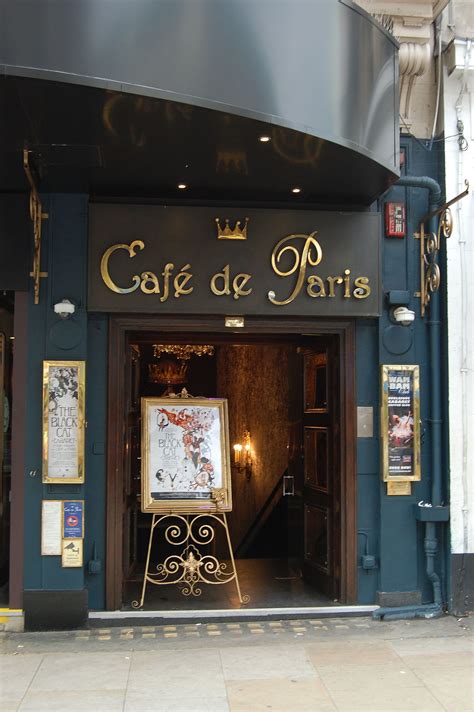 Combined with a carafe of wine makes a perfect.afternoon stop. Café de Paris (London) - Wikipedia