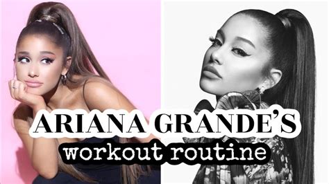 I Tried Ariana Grandes Workout Routine Youtube