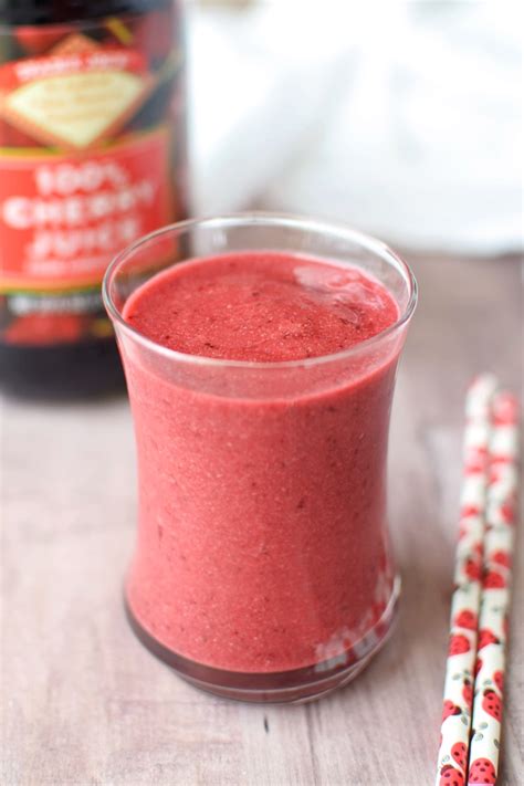 Very Cherry Smoothie Recipe Dairy Free Sweet And Healthy