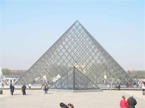 Paris Louvre Glass Pyramid Free Stock Photo Public Domain Pictures