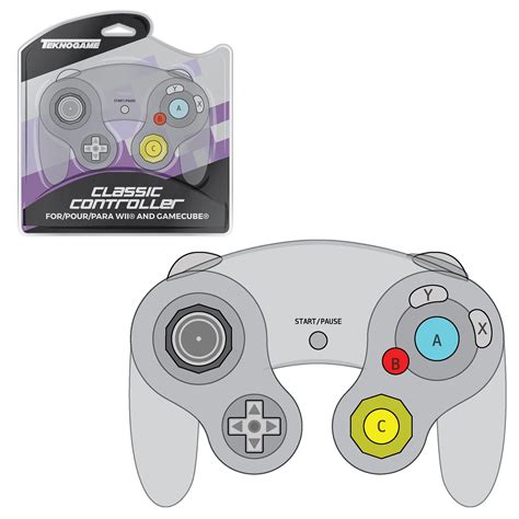 Teknogame Wired Usb Controller Gamepad For Nintendo Gamecube Gcn