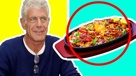 Top 10 Anthony Bourdain Food Experiences Youtube