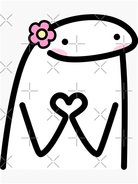 Flork Heart Meme Stickers Sticker For Sale By ChStockOfficial Redbubble