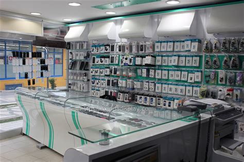 Mobile Cell Phone Display Counter Custom Retail Display Shop Fittings