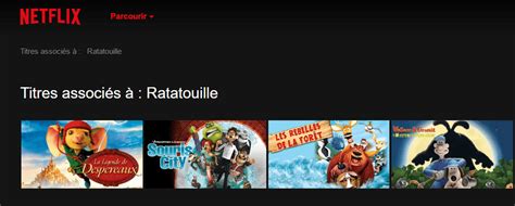 In one of paris' finest restaurants, remy, a determined young rat, dreams of becoming a renowned french chef. Tous les films Disney et Pixar portés disparus sur Netflix ...