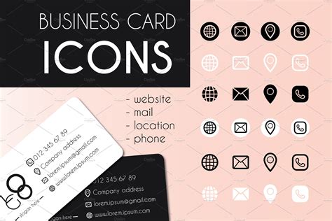 Business Card Icons ~ Icons ~ Creative Market