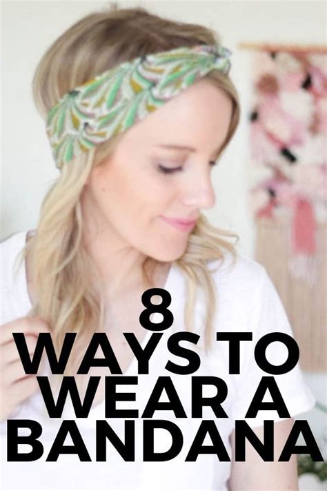 How To Wear A Bandana 8 Simple Ways {video } Paisley Sparrow Bandana Hairstyles For Long