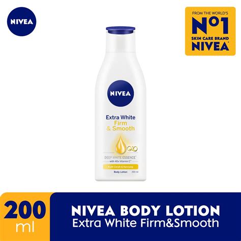 Jual Nivea Body Lotion Extra Bright Firm And Smooth Q10 200ml