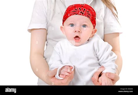 Surprised Baby Boy Stock Photo Alamy