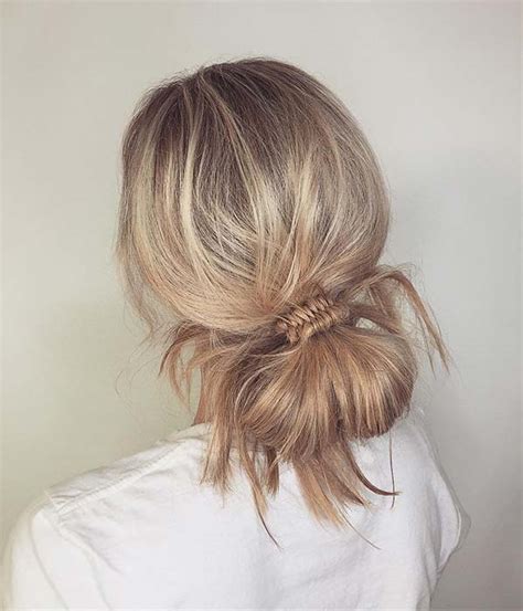 21 Cute And Easy Messy Bun Hairstyles Page 2 Of 2 Stayglam