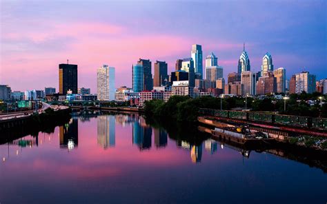 Philadelphia Skyline Wallpapers Wallpaper Cave