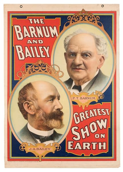 Lot Detail The Barnum Bailey Greatest Show On Earth Cincinnati Str