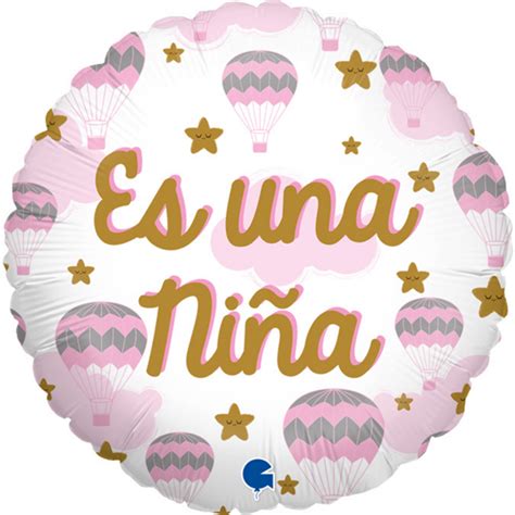 Es Una Nina Pink 18 Foil Balloon