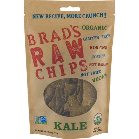 Brads Veggie Chips Kale Crackers Market Basket
