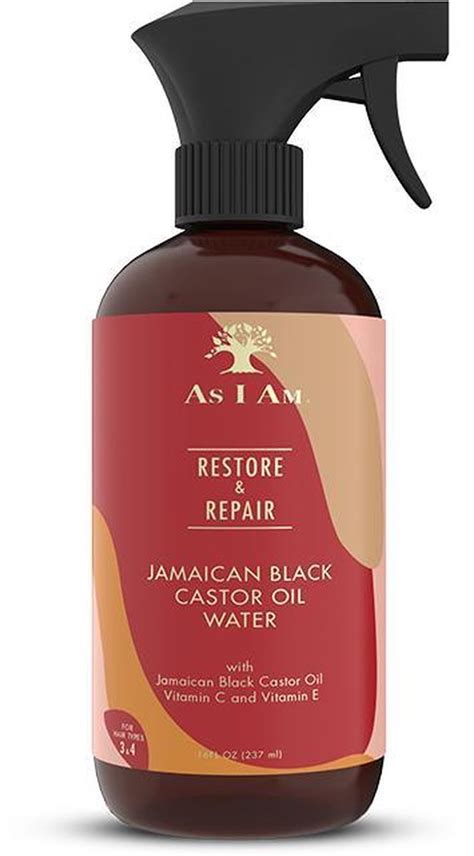 As I Am Jamaican Black Castor Oil Vegan Water With Ceramide And Vitamin
