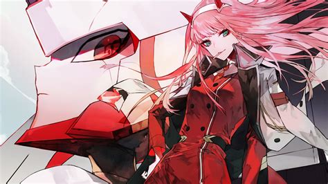 Wallpaper Darling In The Franxx Zero Two Darling In The Franxx