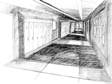 Final Exam Art I Perspective Drawing One Point Perspective 1