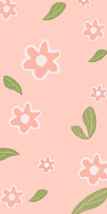 Pink Cute Flowers Mobile Wallpaper Background Pink Wallpaper Ipad