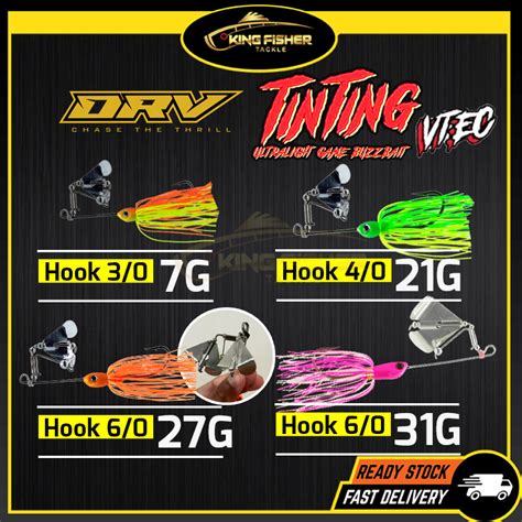 Kft Drave Tinting Buzzbait Ting Ting Mini Tinting Junior Lure Snakehead