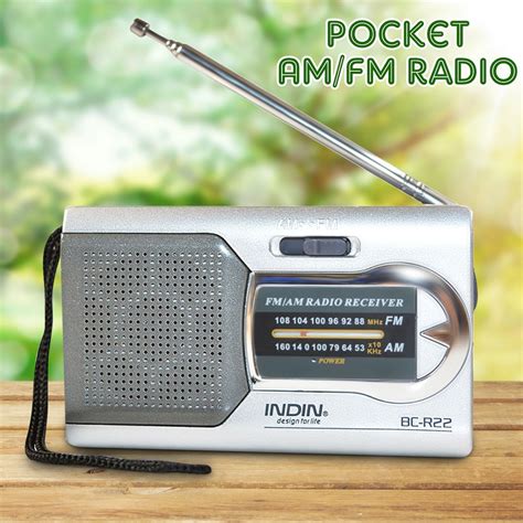 Slim Pocket Mini Amfm Radio Antenna Radio World Receiver Speaker