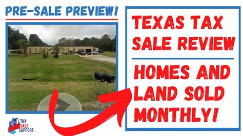 Texas Tax Deed Homes Pre Sale Review Redemption Deeds Auction Youtube