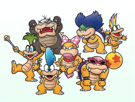 Bowser And The Koopalings The Image Kid Has It