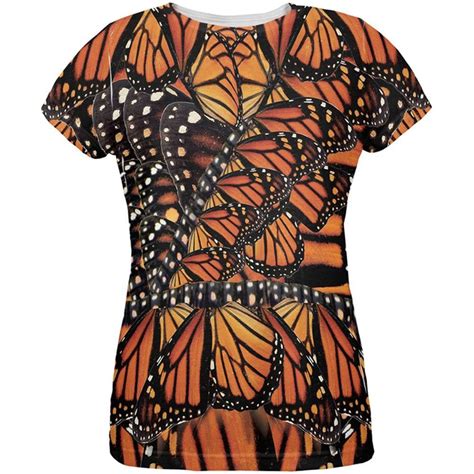 Monarch Butterfly Costume All Over Womens T Shirt Monarch Butterfly