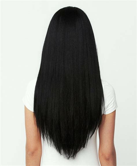 Enjoy fast delivery, best quality and cheap price. Clip In Hair Extension Jet Black-16"|Full Head|Nexa Hair ...