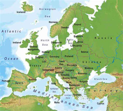 Kris Humphries Map Of Western European Countries