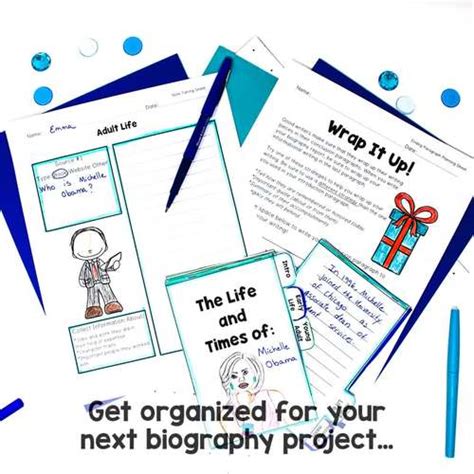 Biography Project Template Research Writing Informative Essay Tpt
