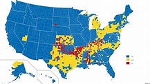 Dry counties (alcohol control) in the U.S. - Vivid Maps