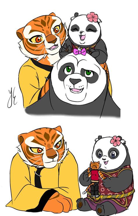 Tigress Lei Lei And Po By Anidragmire On Deviantart