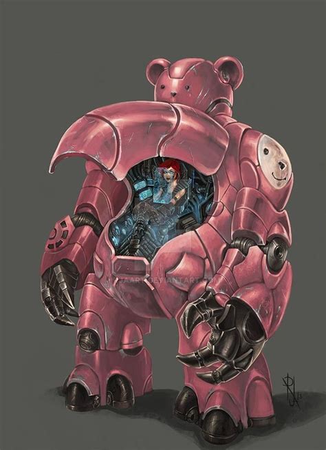 Bear Mech Concept By Rjaart On Deviantart Character Art Mech Art