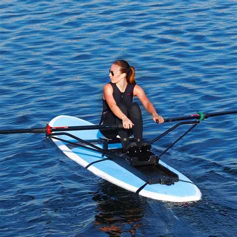 Oar Board Sup Rower Travel Package With Two Part Carbon Sculling Oars