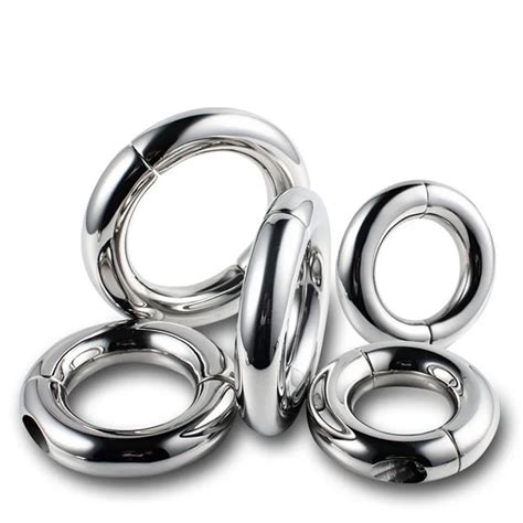 Stainless Steel Cock Rings Metal Male Penis Rings Chastity Device In Adult Games Fetish Sex Toys
