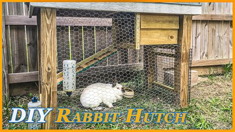 The installation of a solid bottom would make this hutch. Building A House For Our Rabbit | DIY Rabbit Hutch - YouTube