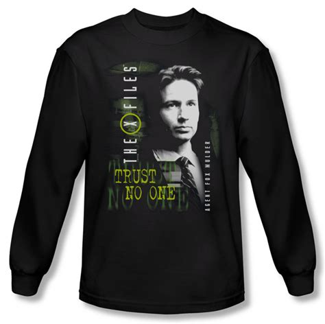 15 styles in a range of colors. X-Files Shirt Mulder Long Sleeve Black Tee T-Shirt - X ...