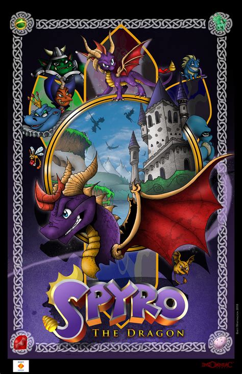 Spyro The Dragon Poster By Whittingtonrhett On Deviantart