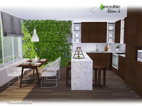 Nov 22, 2020 by simcredible! Nature In modern kitchen by SIMcredible at TSR » Sims 4 ...