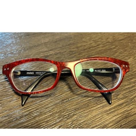 alain mikli accessories alain mikli red optical rx eyeglass glasses frames poshmark